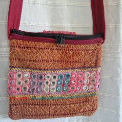 Kantha taske med bld strop vintage