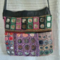 Lilla vintage unika spejl taske