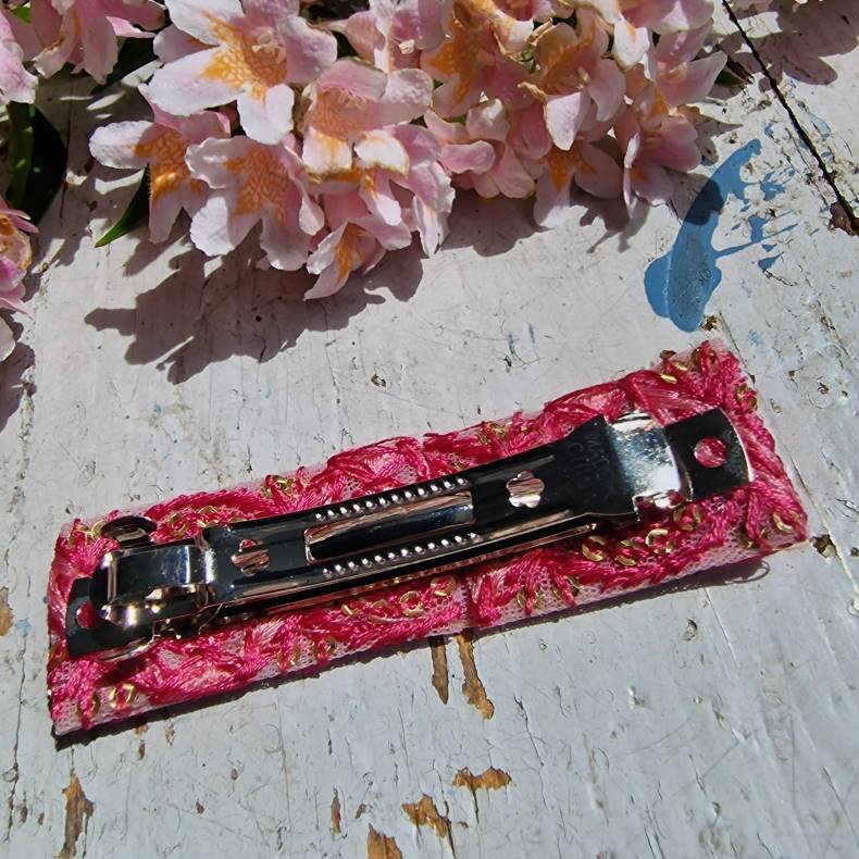 Pink Boho hrpynt med 8 cm spnde