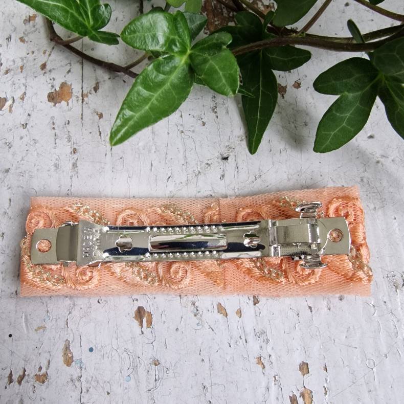 Abrikos boho hrpynt med 8 cm spnde