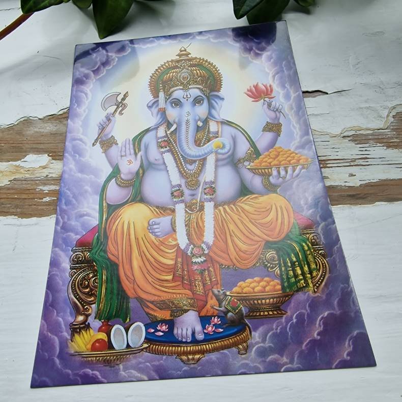 Ganesha lilla postkort