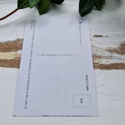 Ganesha pink lotus postkort