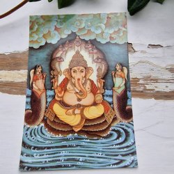 Ganesha i vand postkort