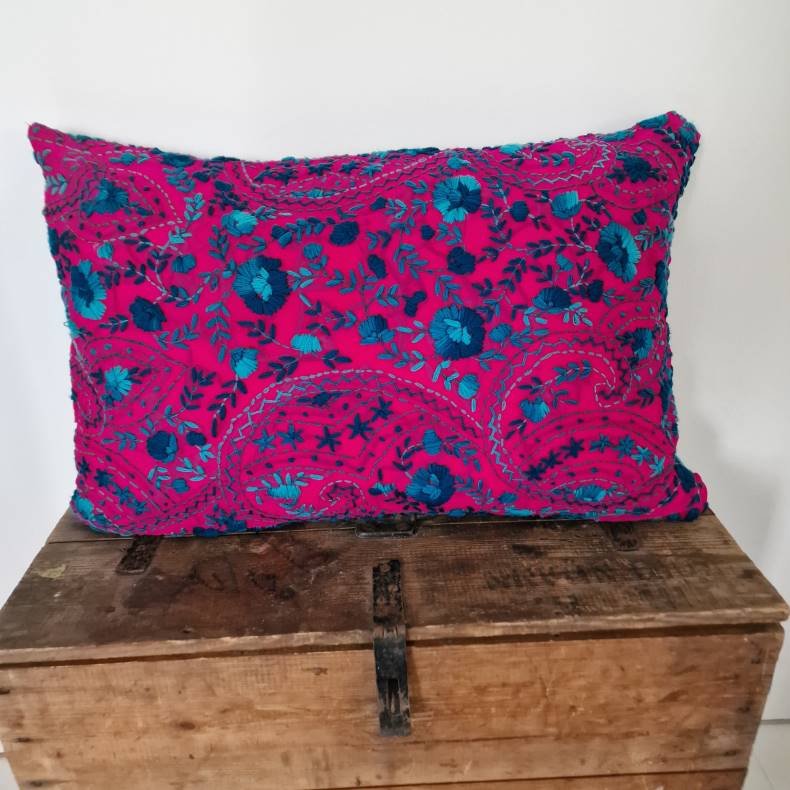 Broderi pink pudebetrk