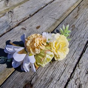 Gult blomster mix 10 cm hrspnde NO. 34