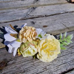 Gult blomster mix 10 cm hrspnde NO. 34