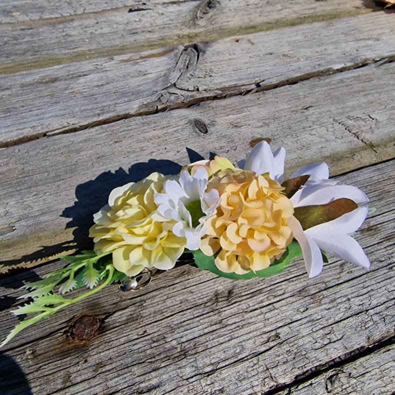 Gult blomster mix 10 cm hrspnde NO. 34