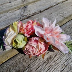 Rosa blomster mix 10 cm hrspnde NO. 63