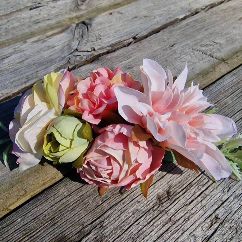 Rosa blomster mix 10 cm hrspnde NO. 63