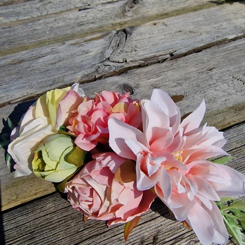 Rosa blomster mix 10 cm hrspnde NO. 63