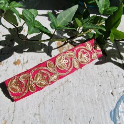  Pink hrpynt med 10 cm spnde No.13