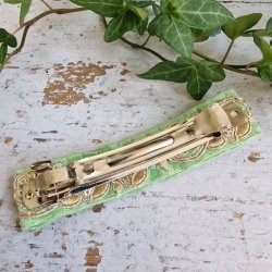 Lys Grn hrpynt med 10 cm spnde No.58