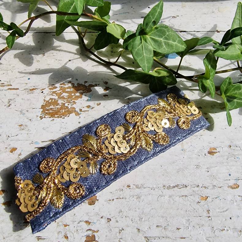 Gr/bl hrpynt med 10 cm spnde No.78