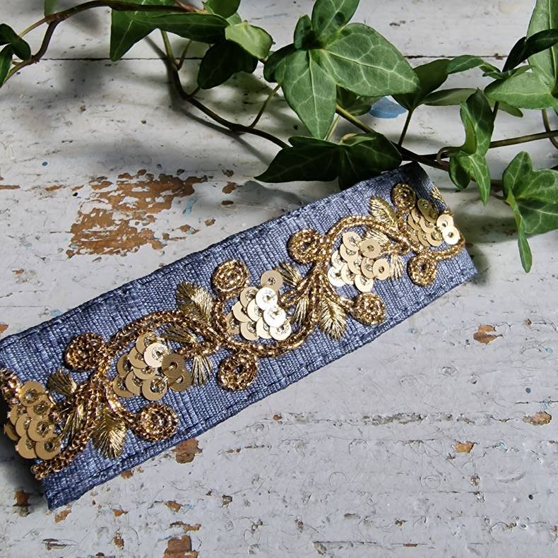 Gr/bl hrpynt med 10 cm spnde No.78