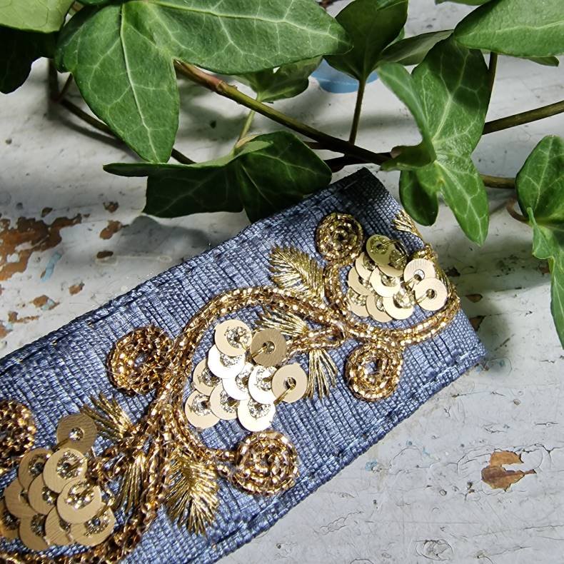 Gr/bl hrpynt med 10 cm spnde No.78