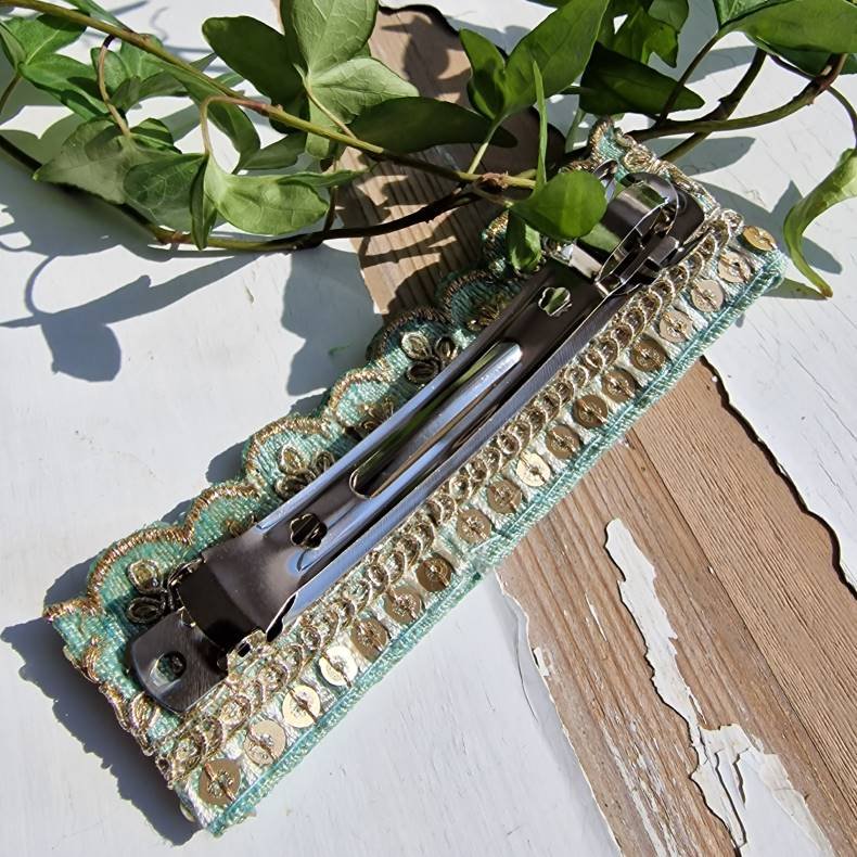 Sart turkis hrpynt med 10 cm spnde No.38