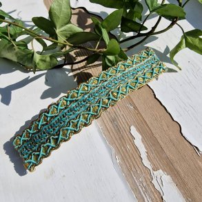 Turkis h�rpynt med 10 cm sp�nde No.48