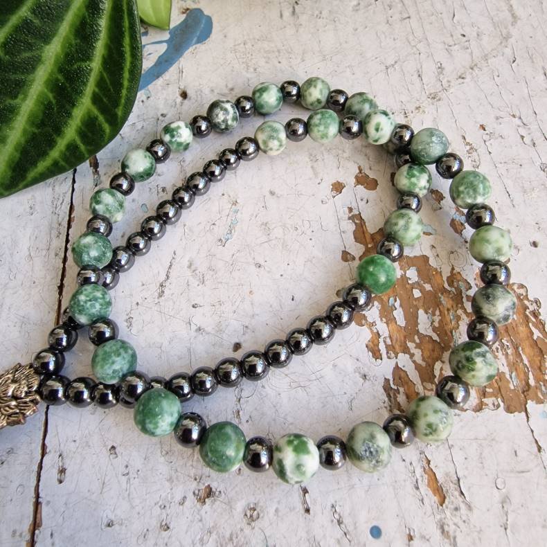 Mala braclet skovgrn jaspis