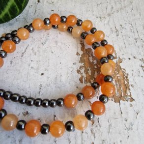 Mala braclet orange