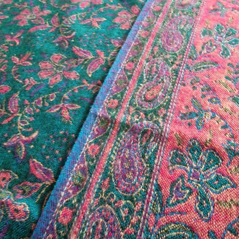 Meditationstppe grn/pink/lilla