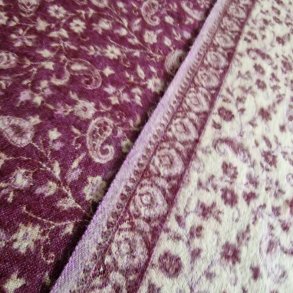 Meditationstppe  flde/brun/lys lilla