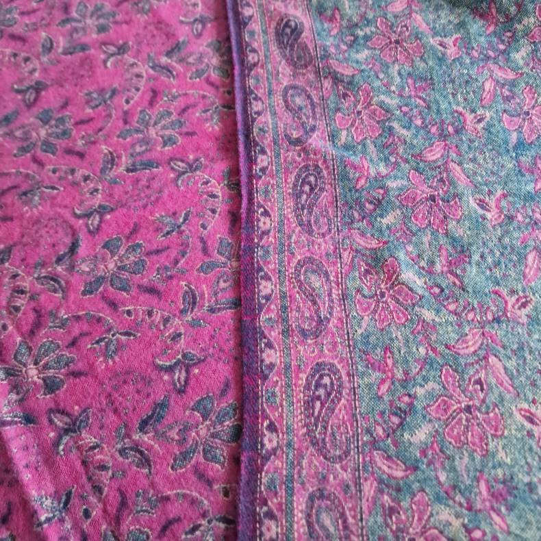 Meditationstppe bl/lillapink