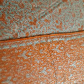 Meditationstppe Orange (lidt neon)/ flde