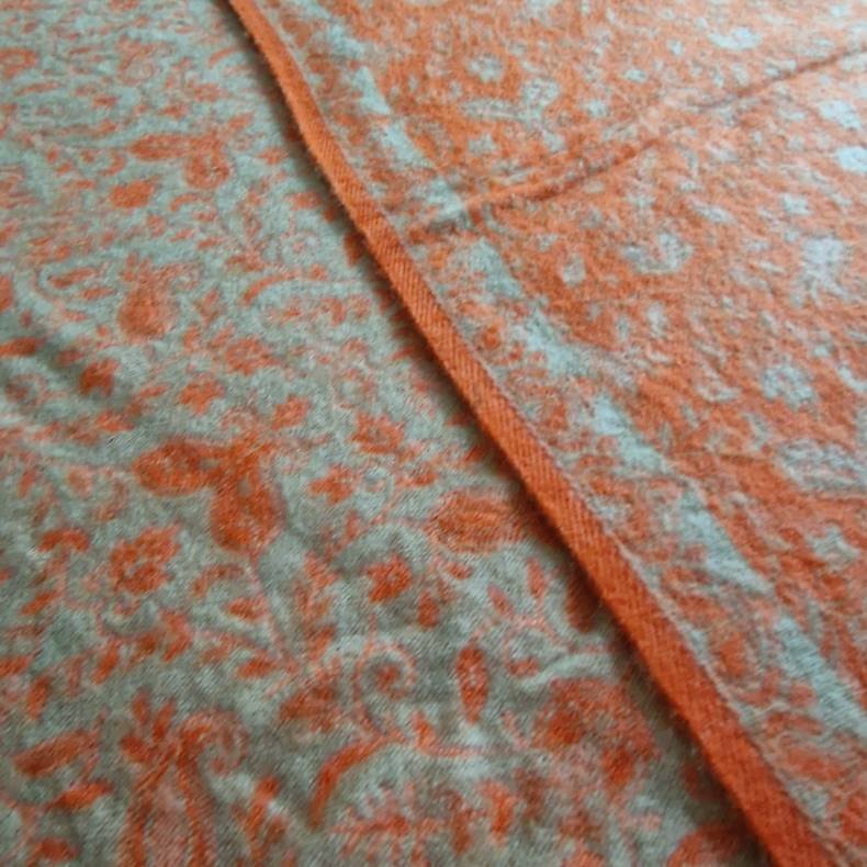 Meditationstppe Orange (lidt neon)/ flde