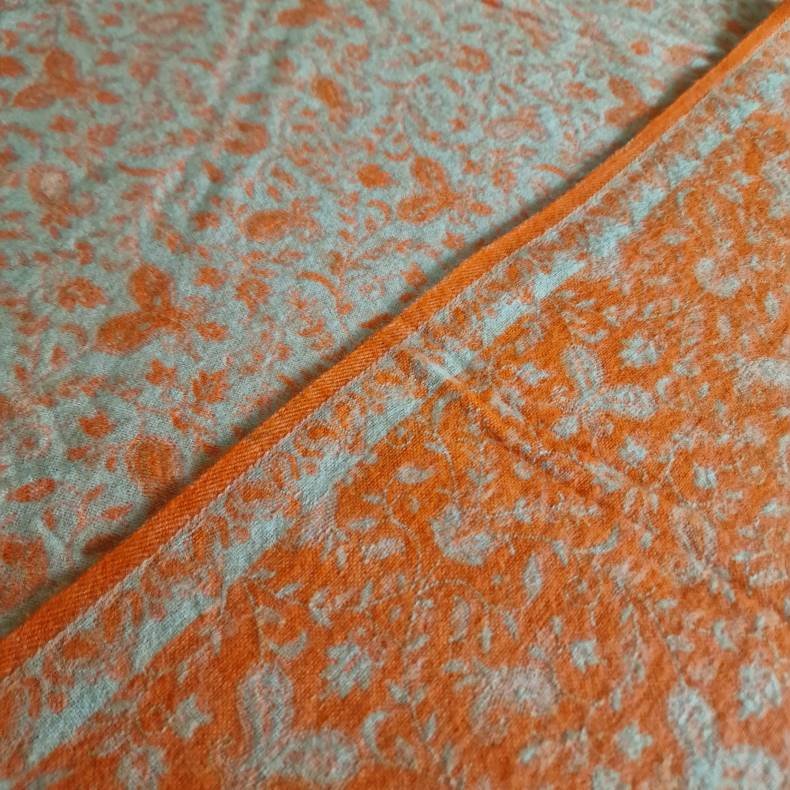 Meditationstppe Orange (lidt neon)/ flde