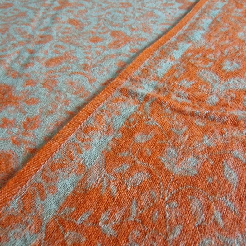 Meditationstppe Orange (lidt neon)/ flde