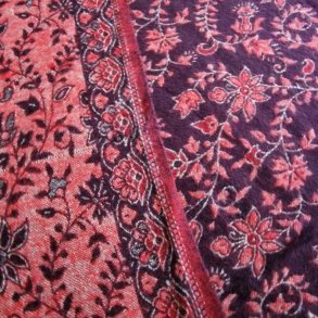 Meditationstppe brun/koralrd