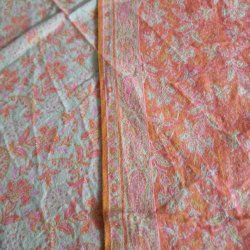 Meditationstppe Flde/neon orange/pink