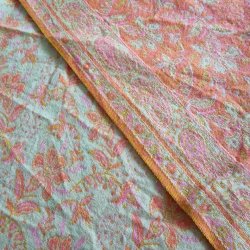 Meditationstppe Flde/neon orange/pink