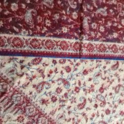 Meditationstppe flde/turkis/rdbrun