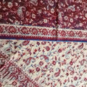 Meditationstppe flde/turkis/rdbrun