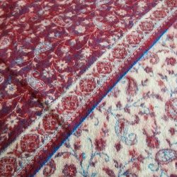 Meditationstppe flde/turkis/rdbrun