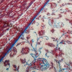 Meditationstppe flde/turkis/rdbrun