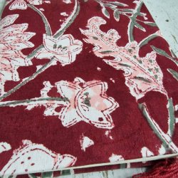 Bloktrykt bog rde farver