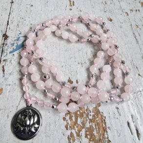 Rosa quartz lotus s luksus boheme mala