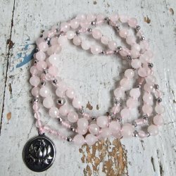 Rosa quartz lotus s luksus boheme mala