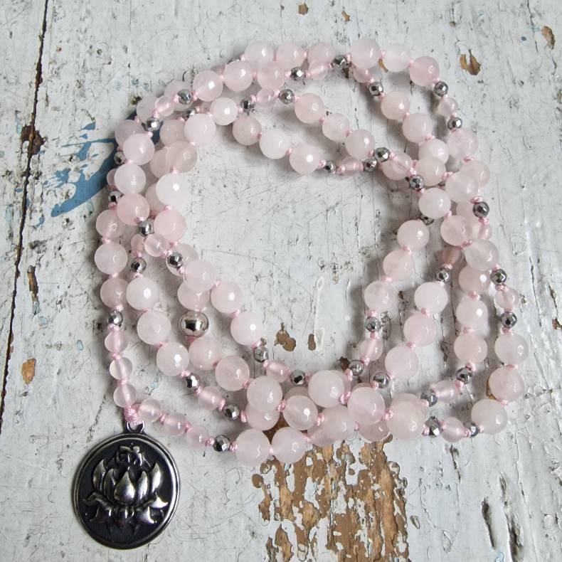 Rosa quartz lotus s luksus boheme mala