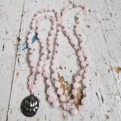 Rosa quartz lotus s luksus boheme mala