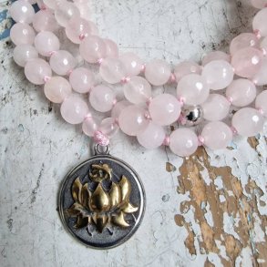Rosequartz Lotus mixcolor luksus boheme mala