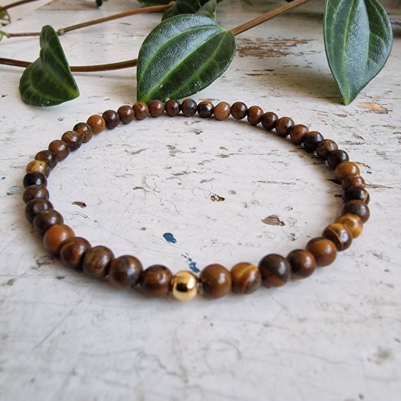 Pari armbnd tigerje 4 mm