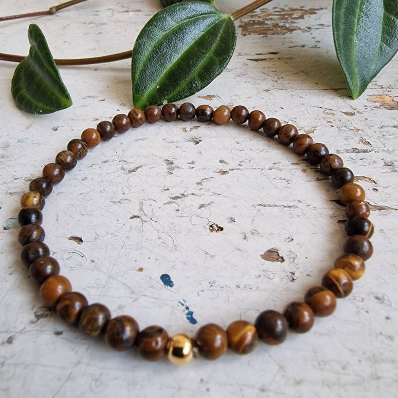 Pari armbnd tigerje 4 mm