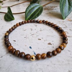 Pari armbnd tigerje 4 mm