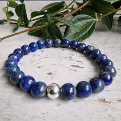  Lapis lazuli unisex armbnd 8 mm