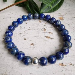  Lapis lazuli unisex armbnd 8 mm