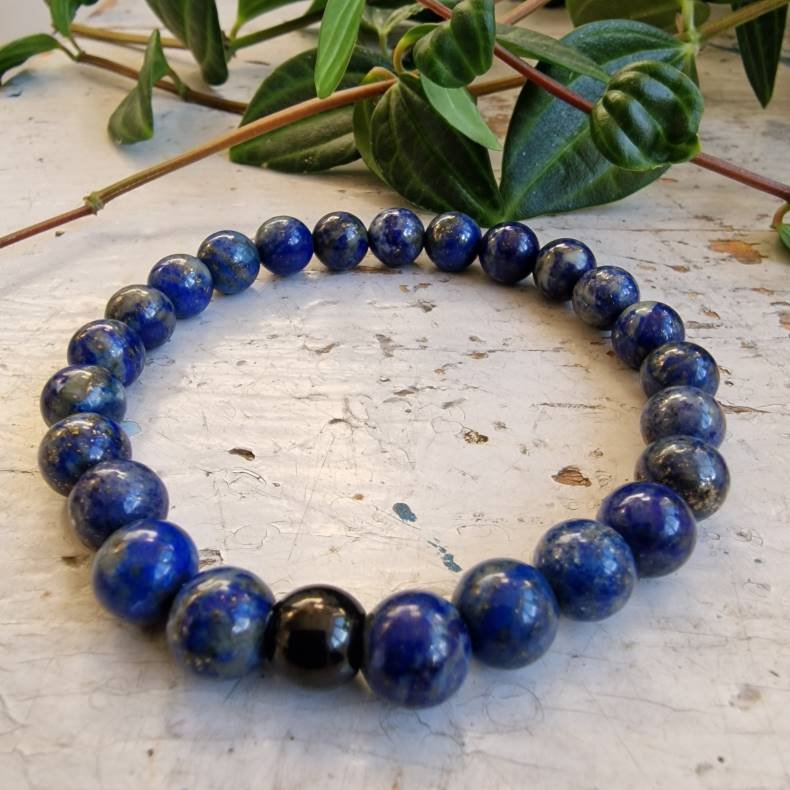  Lapis lazuli unisex armbnd 8 mm