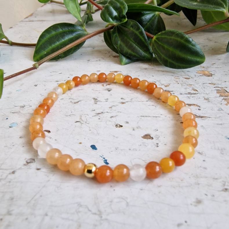 Pari armbnd Aventurin 4 mm